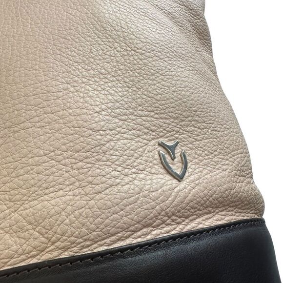 Vessel Signature Tote two tone color block blush black carryall bag purse large - Picture 4 of 12